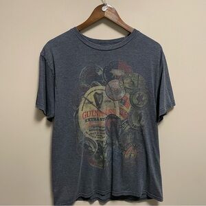 Guinness Beer Coasters Grey Short Sleeve T-Shirt Men’s Size Large